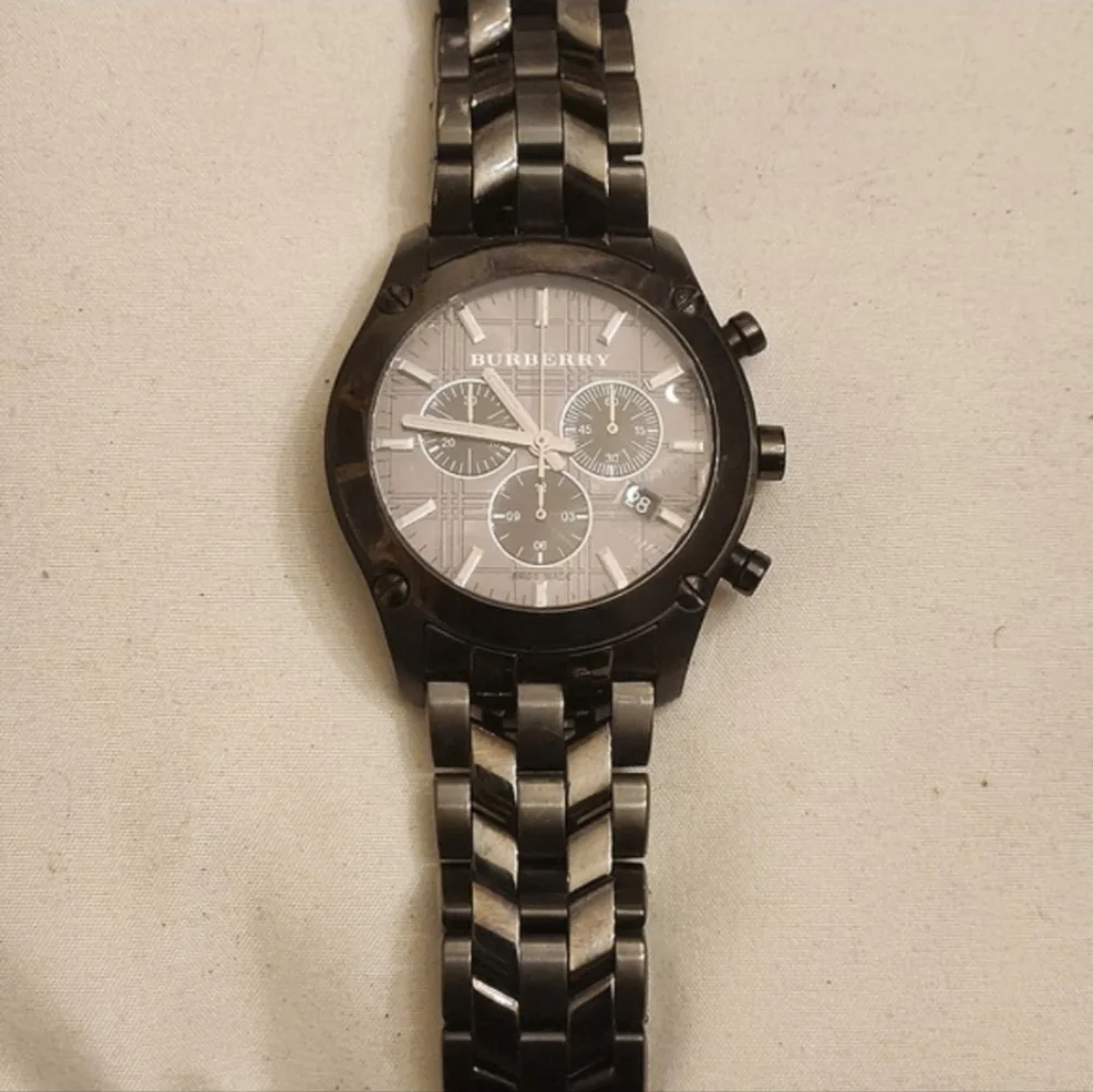 Burberry Black Chronograph Watch
